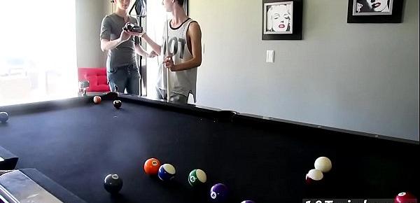  Gay sex videos free Pool Cues And Balls At The Ready